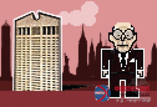 贝律铭、让•努维尔、赫尔佐格等多位建筑师马赛克微形象正式出版