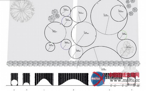 FABRIC设计的丹麦皇家园林Trylletromler木亭子