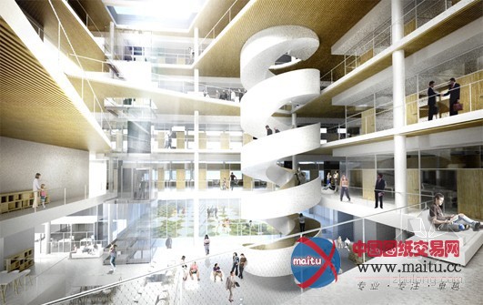 Dorte Mandrup Arkitekter设计的瑞典隆德经济管理学院