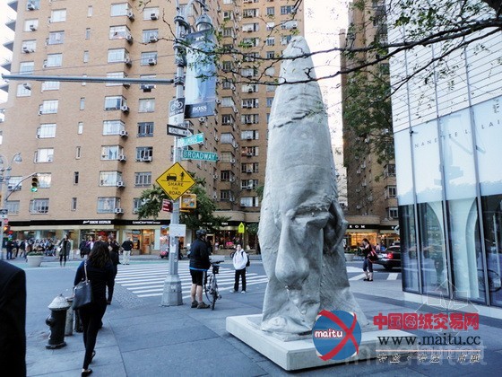 美国纽约街头3D打印的雕塑作品