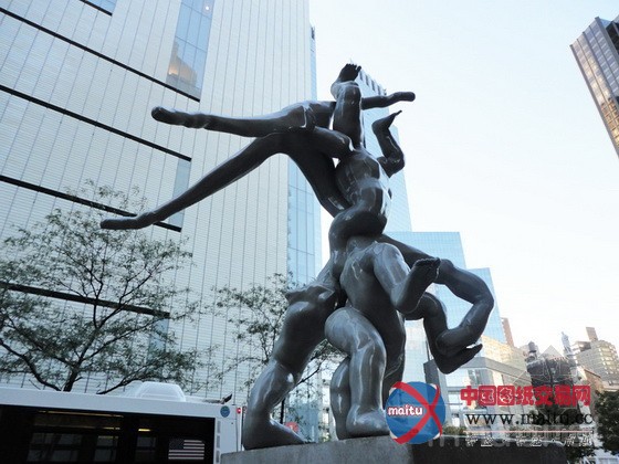 美国纽约街头3D打印的雕塑作品