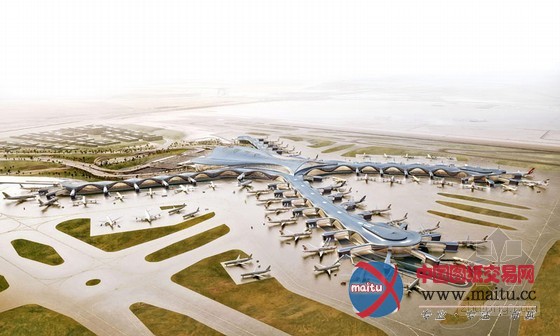 kohn pedersen fox设计的阿布扎比机场大楼