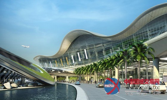 kohn pedersen fox设计的阿布扎比机场大楼