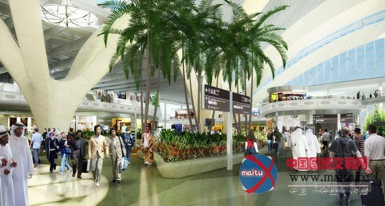 kohn pedersen fox设计的阿布扎比机场大楼