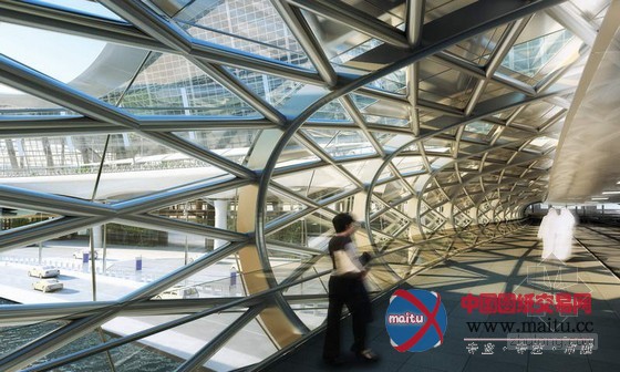 kohn pedersen fox设计的阿布扎比机场大楼