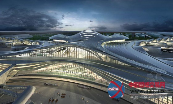 kohn pedersen fox设计的阿布扎比机场大楼