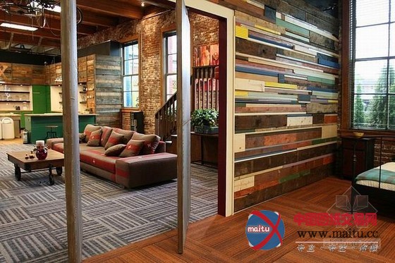 融合多种风格 波特兰The Real World真人秀节目室内场景设计