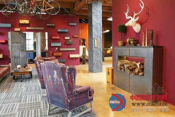 融合多种风格 波特兰The Real World真人秀节目室内场景设计