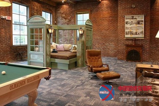 融合多种风格 波特兰The Real World真人秀节目室内场景设计