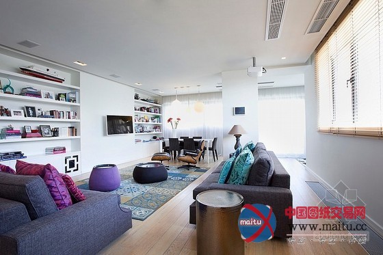 阁楼公寓室内设计 简单的奢华感