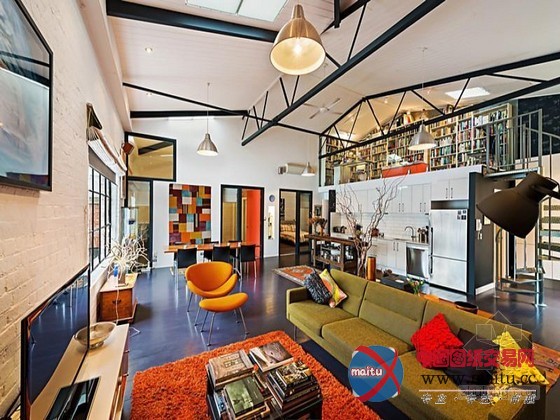 澳大利亚教堂改造神奇多彩空间住宅