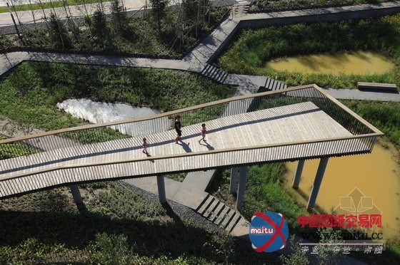 土人设计的中国哈尔滨群力新区湿地公园