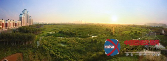 土人设计的中国哈尔滨群力新区湿地公园