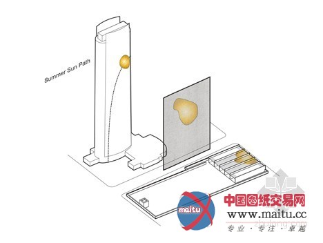 REX设计的纽约苏利亚遮光雕塑