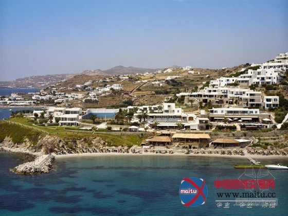 希腊圣玛瑞娜豪华精选度假酒店 俯瞰清澈海洋