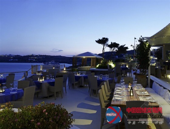 希腊圣玛瑞娜豪华精选度假酒店 俯瞰清澈海洋