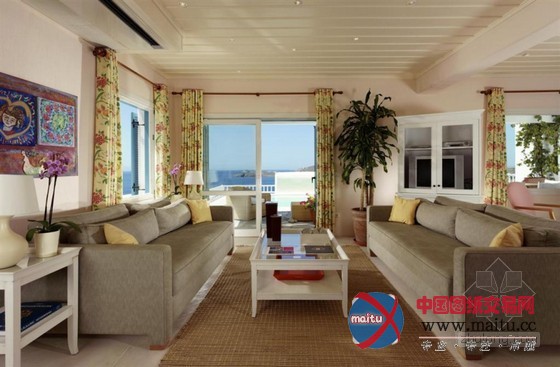 希腊圣玛瑞娜豪华精选度假酒店 俯瞰清澈海洋