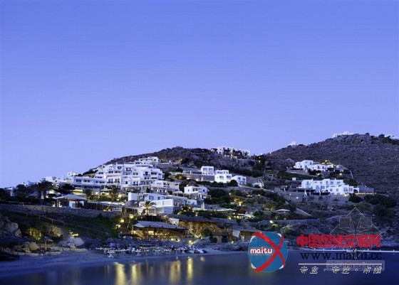 希腊圣玛瑞娜豪华精选度假酒店 俯瞰清澈海洋