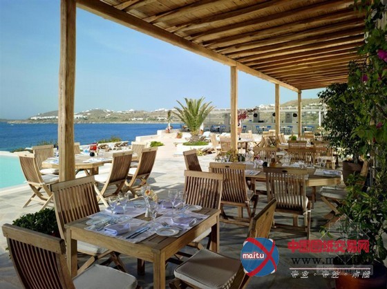 希腊圣玛瑞娜豪华精选度假酒店 俯瞰清澈海洋