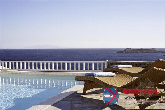 希腊圣玛瑞娜豪华精选度假酒店 俯瞰清澈海洋