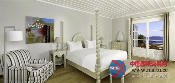 希腊圣玛瑞娜豪华精选度假酒店 俯瞰清澈海洋