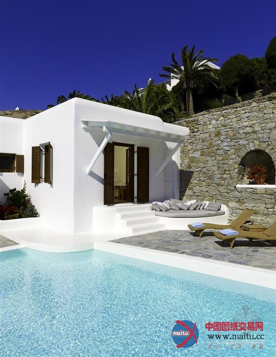 希腊圣玛瑞娜豪华精选度假酒店 俯瞰清澈海洋