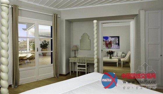 希腊圣玛瑞娜豪华精选度假酒店 俯瞰清澈海洋