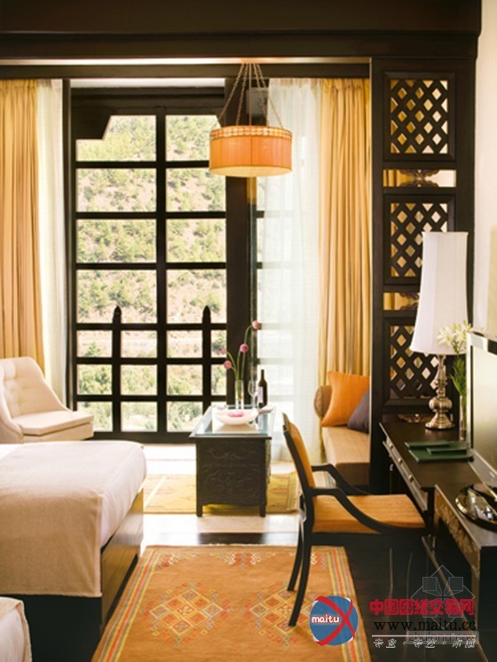 不丹泰姬扎西酒店设计 装饰非常豪华