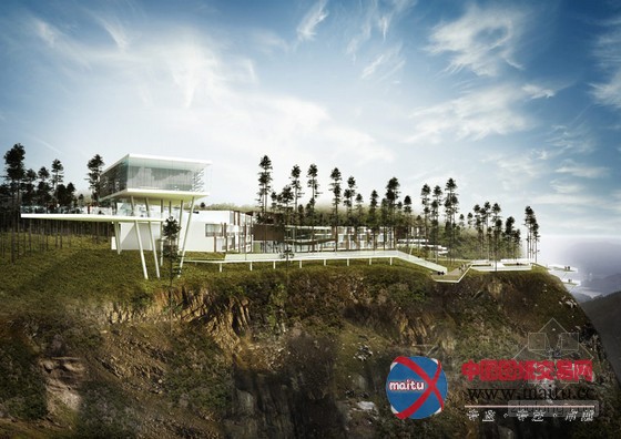 HASSELL设计的中国中部瓦屋山顶度假村