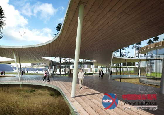 HASSELL设计的中国中部瓦屋山顶度假村