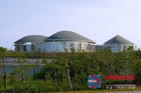 日本三头鲸鱼室内温泉中心设计 形式独特