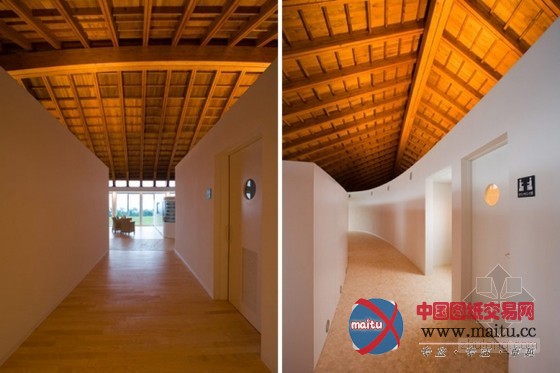 日本三头鲸鱼室内温泉中心设计 形式独特