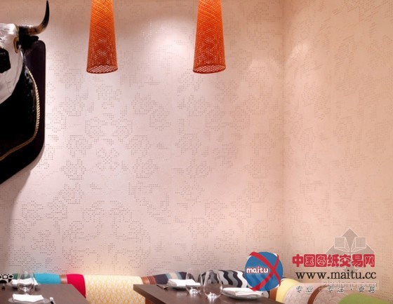 美国拉斯维加斯Jaleo餐厅装修设计 色彩丰富