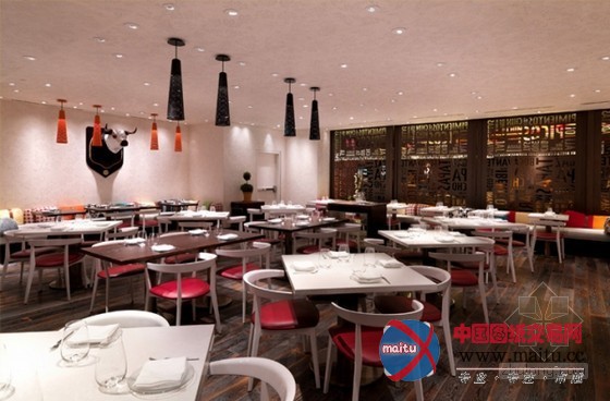 美国拉斯维加斯Jaleo餐厅装修设计 色彩丰富