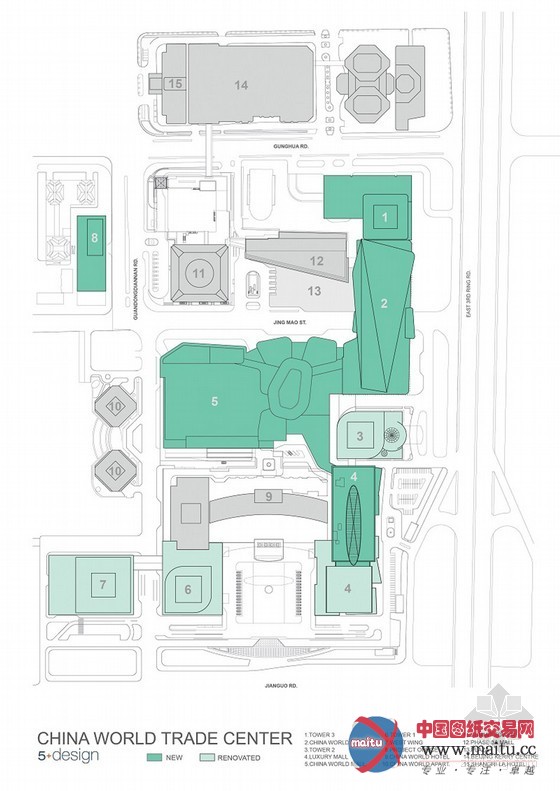 5+建筑事务所设计的中国世界贸易中心