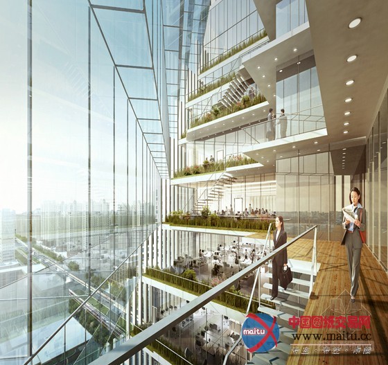 spatial practice设计的哈尔滨双子塔近日已完工