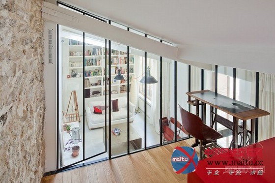 法国工作室住宅改造设计 充满岁月的质感