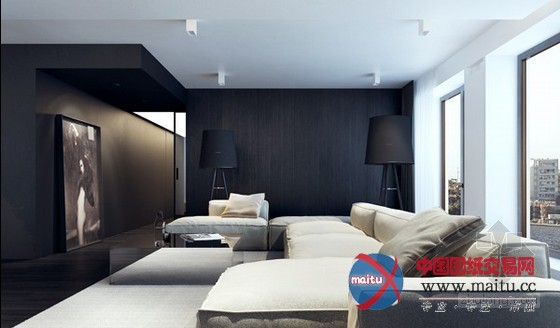 简约时尚质感十足公寓设计