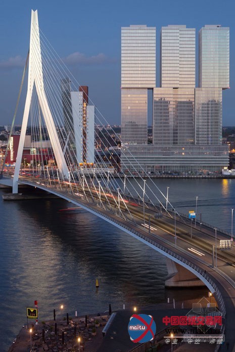 OMA设计的荷兰De Rotterdam大厦 “体现了全新的建筑追求”