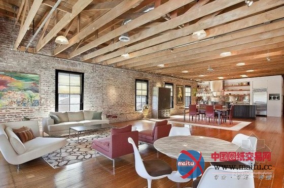 美国令人叹为观止的奢华阁楼复式设计