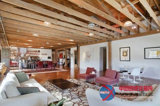 美国令人叹为观止的奢华阁楼复式设计