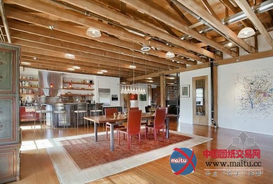 美国令人叹为观止的奢华阁楼复式设计