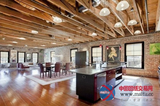 美国令人叹为观止的奢华阁楼复式设计