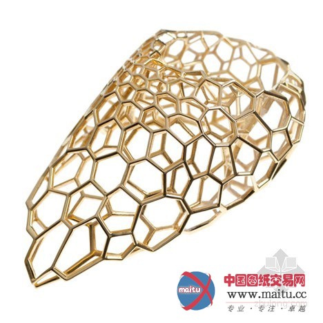 扎哈最新设计:Caspita限量版网状金丝新款戒指