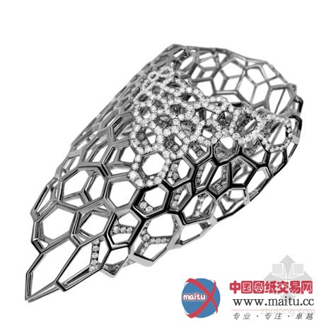 扎哈最新设计:Caspita限量版网状金丝新款戒指