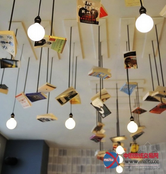 美国书店主题咖啡馆设计 视觉新鲜