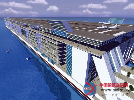 美国设计出海上漂浮城市 预计三年内建成