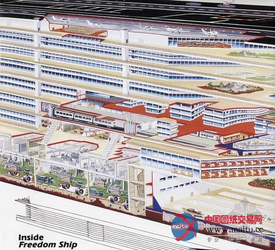 美国设计出海上漂浮城市 预计三年内建成