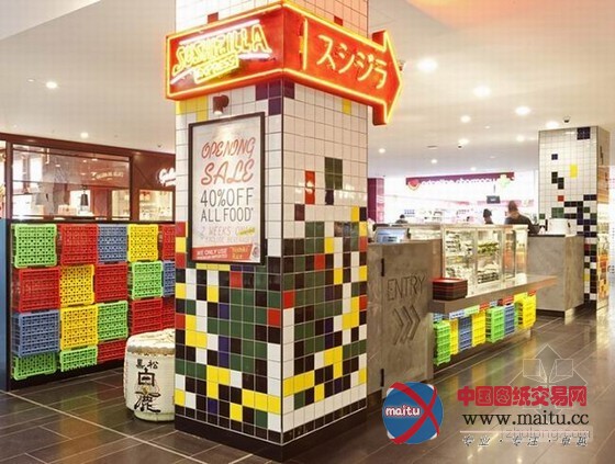 澳大利亚悉尼Sushizilla餐厅装修设计 充满创意