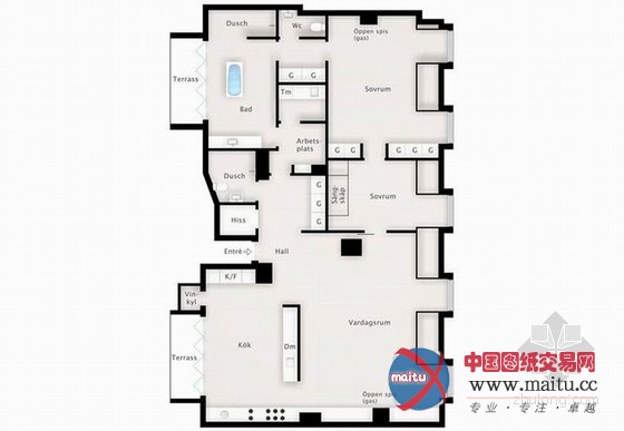 自然惬意!瑞典斯德哥尔摩阁楼公寓设计